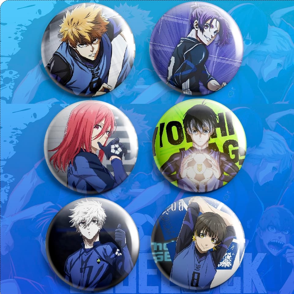Bottons Broche Anime Blue Lock Futebol