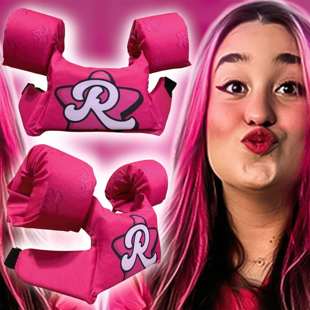 Boia Colete salva vidas Grupo dos rosas Emilly Vick Estampado Menino Menina até 25kg Não Fura