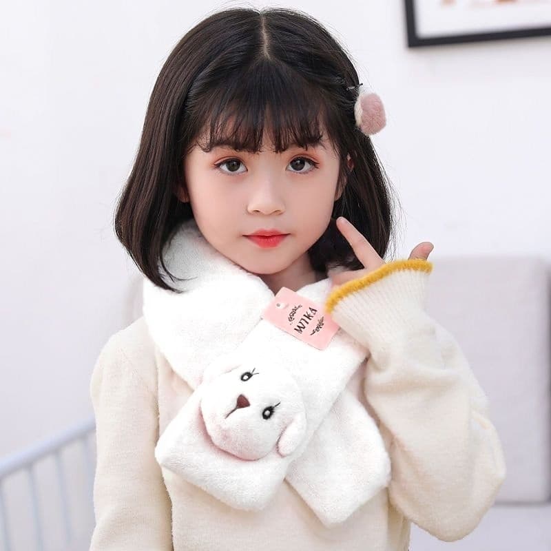 Cachecol Infantil pelucia de Bichinhos para Inverno