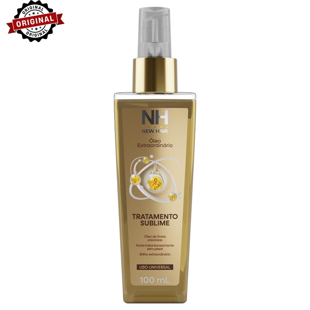 Óleo Extraordinário - Tratamento Sublime 100ml NEW HAIR | Hidrata, nutre e finaliza