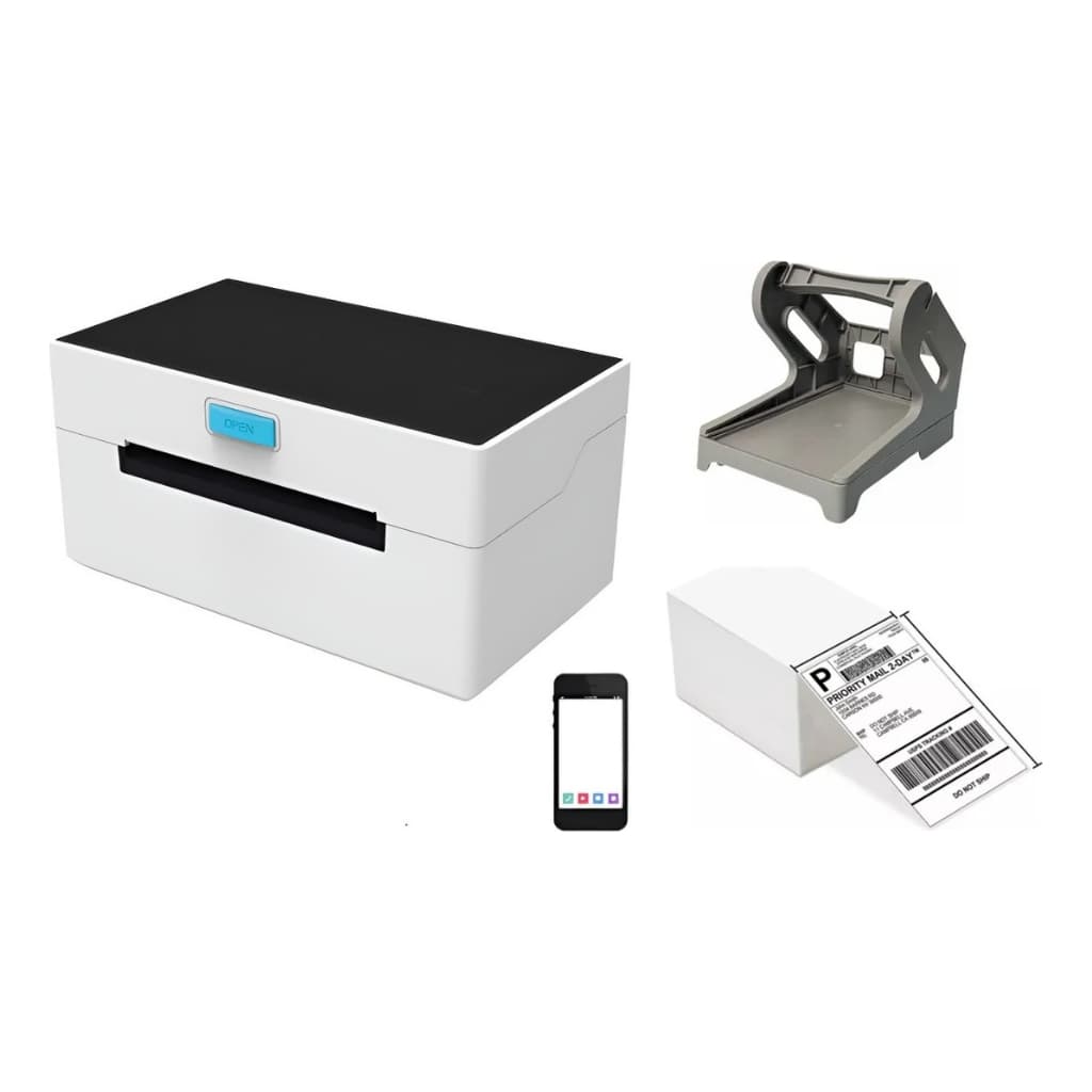Impressora Termica Bluetooth Ecommerce Marketplace + Suporte 500 Etiquetas