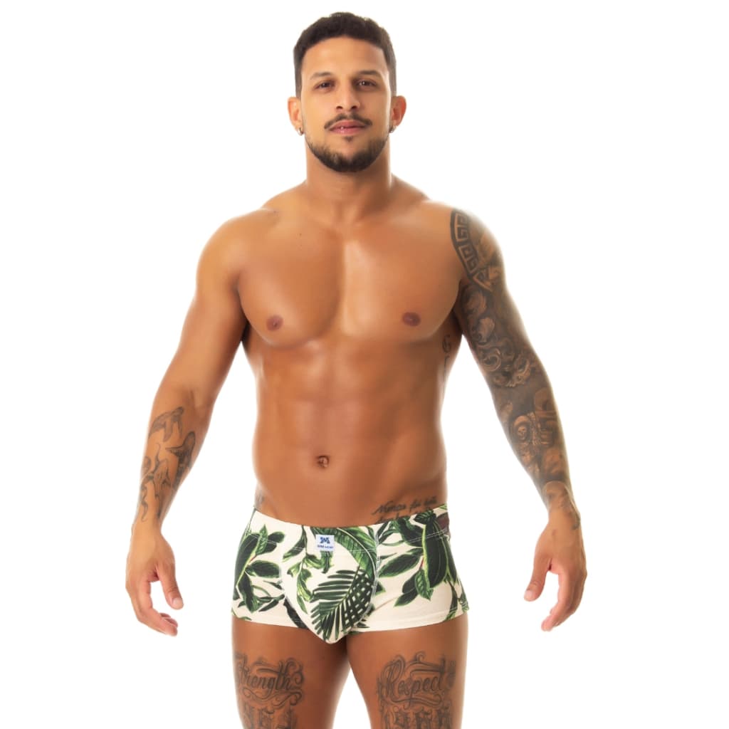 Kit com 3 Cuecas Sungão Estampado Confortável Não desfaz a Costura na Máquina Confortavel