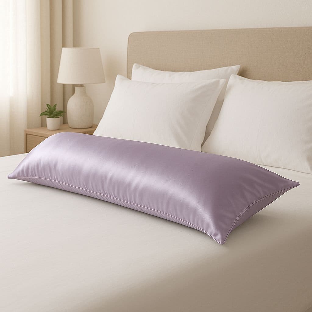 Capa Fronha De Xuxão de Cetim Travesseiro de corpo varias Cores com Zíper