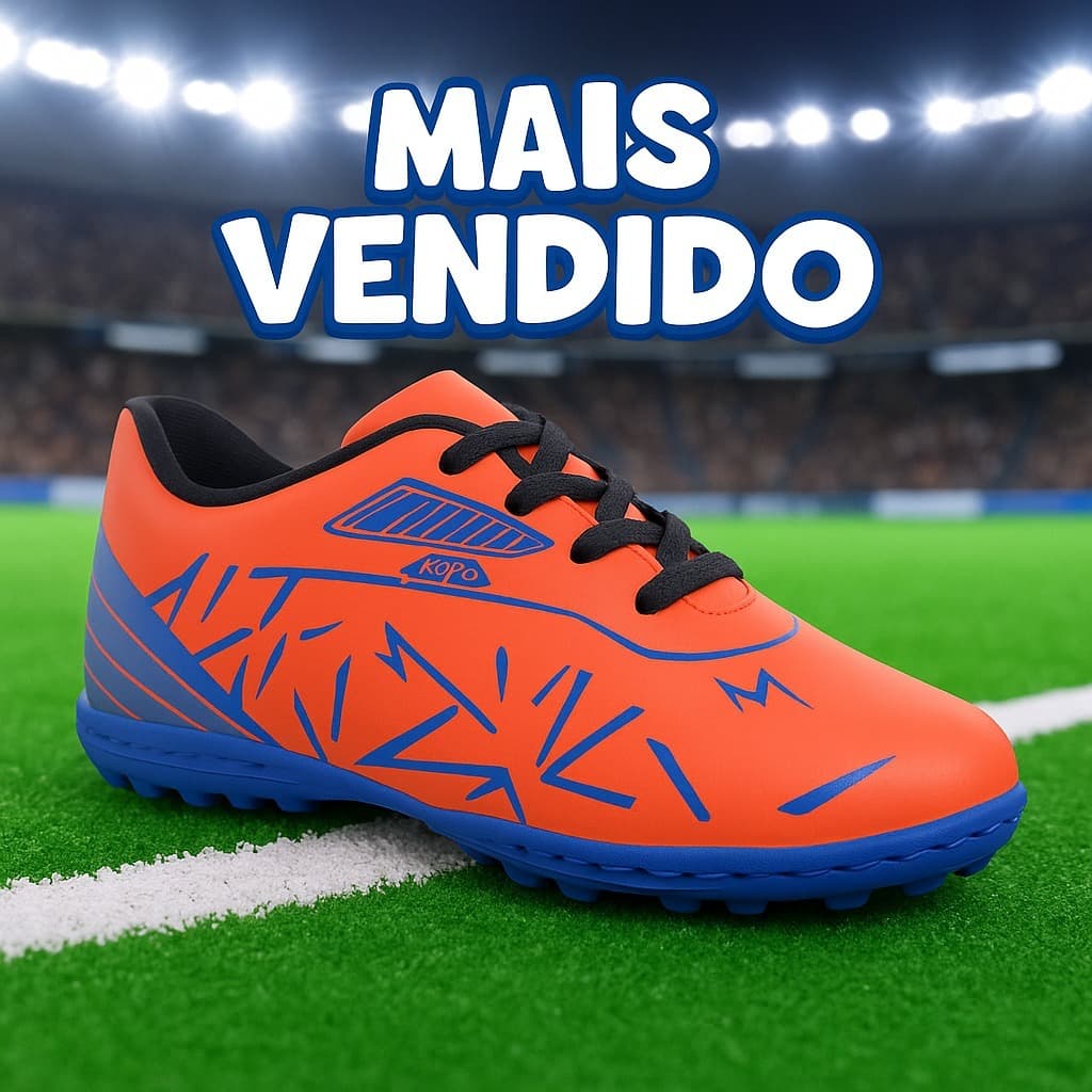 Chuteira Infantil Society 28-33 Costura Reforçada Confortável Alta Aderência Envio Rápido Garantido
