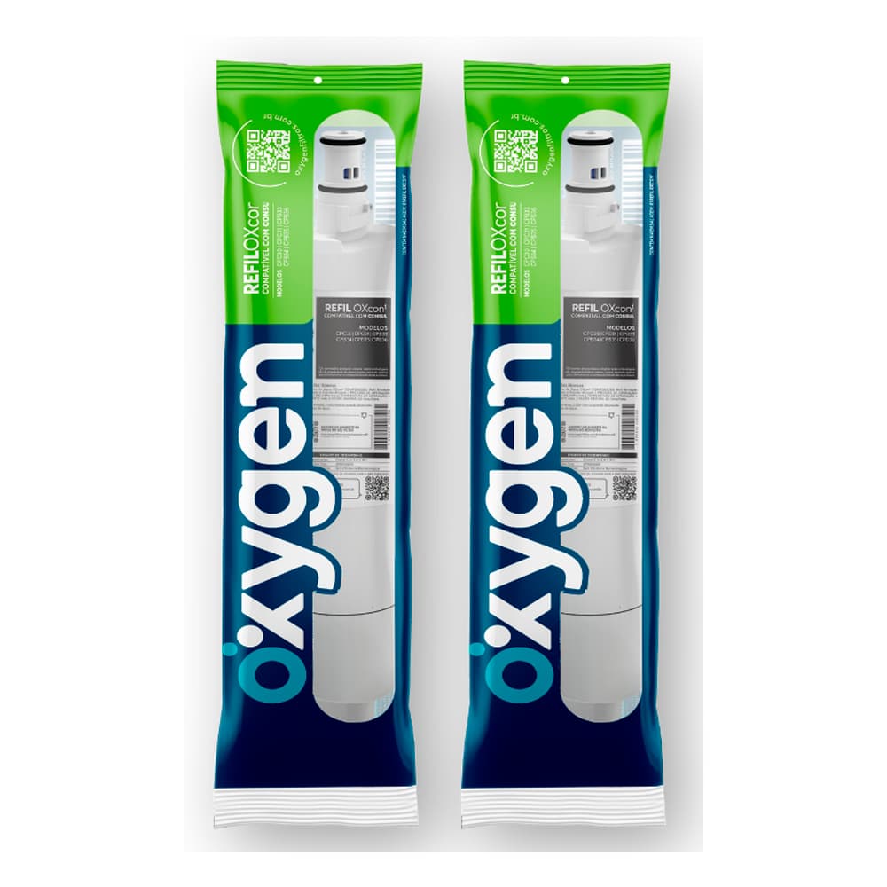 Kit 2 Refil Filtro Purificador Consul Cpc30, Cpc31, Cpb34, Cpb35 E Cpb36 - Compatível