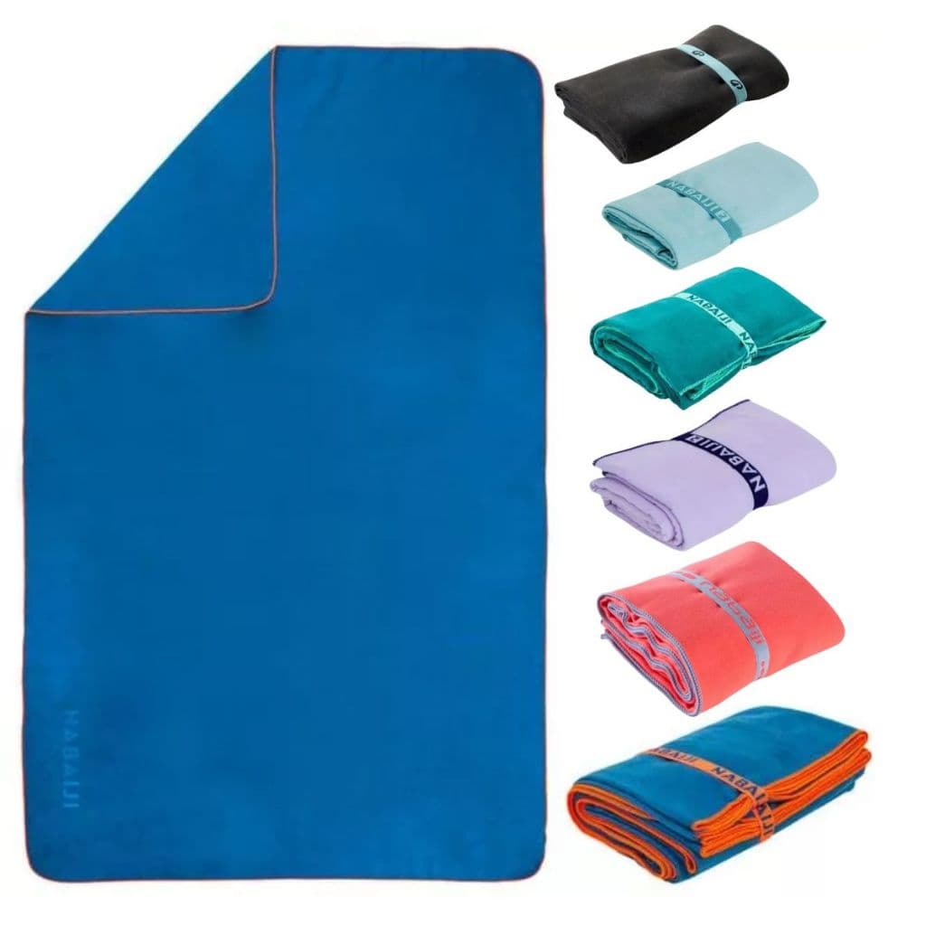 Toalha Secagem Rápida Microfibra Piscina/Mar 80x130cm Grande