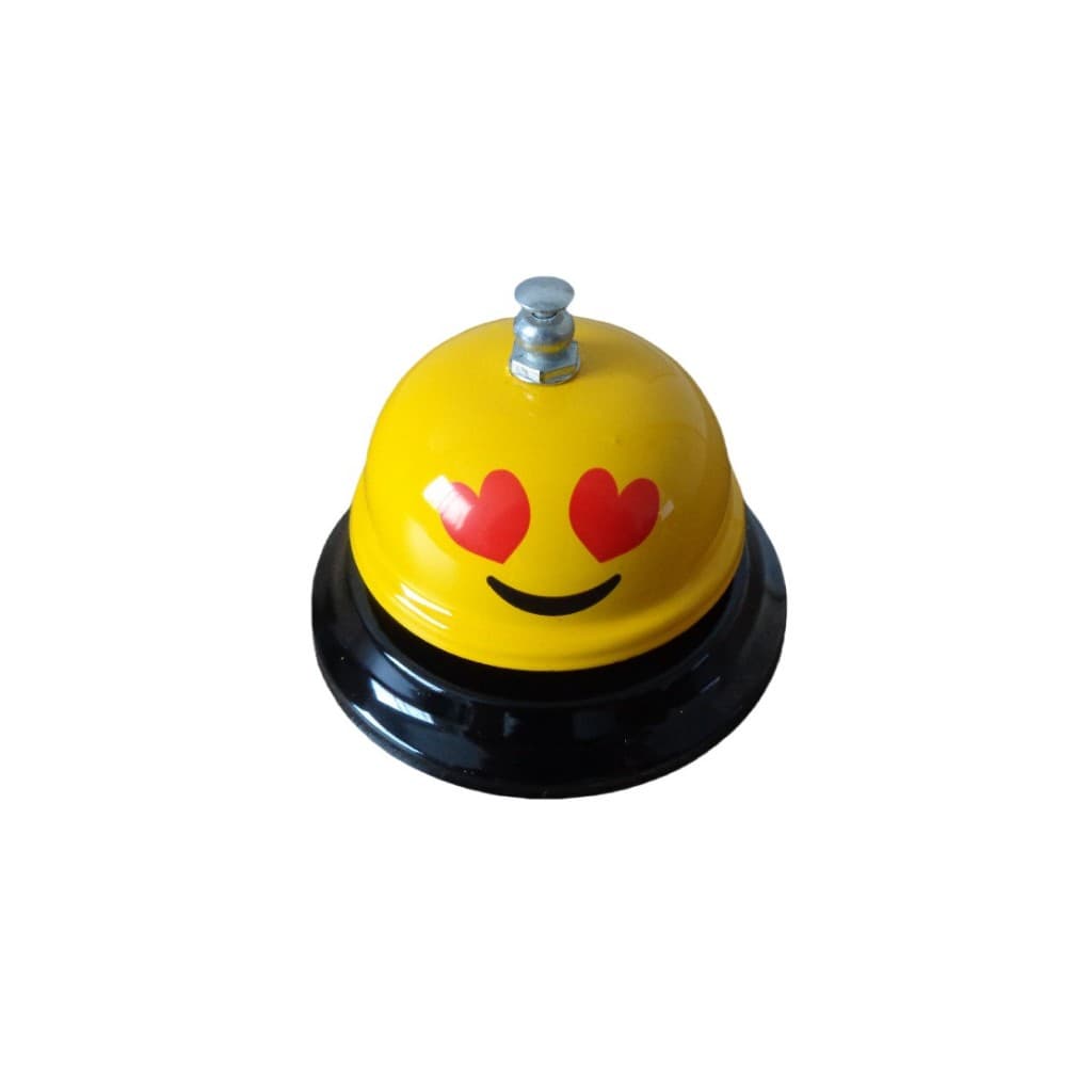 Campainha Sino De Mesa Sineta Feliz Coração E Desamparado Kehome