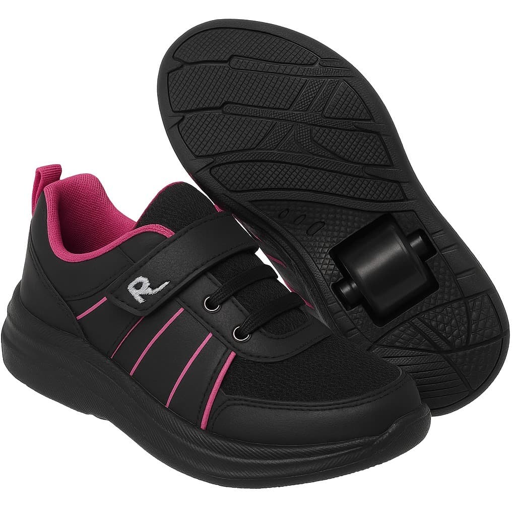 Tênis Juvenil Infantil de Rodinha Menina Menino Feminino Masculino Confortável Leve Criança