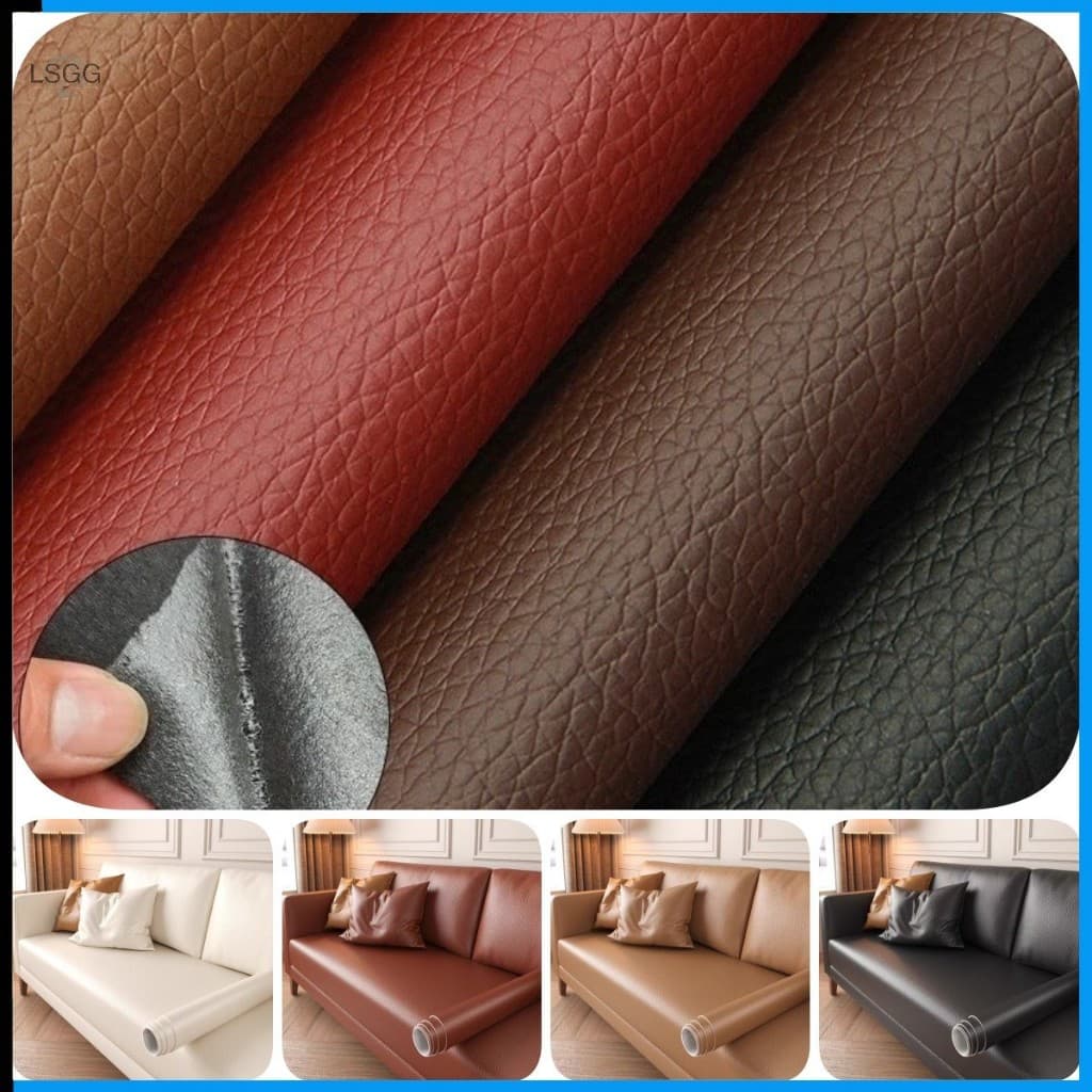 50cmx150cm Sofás De Couro Patch Reparo de Adesivos Autocolantes Tecido