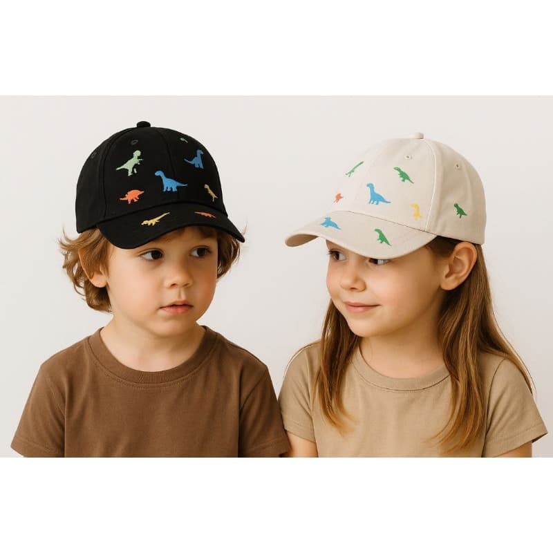 Bonés para Bebês de 1 a 3 anos Estampados Bicicleta Bike Ancora Dinossauro