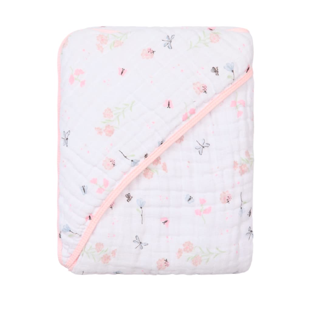 Toalha de Banho Bebê Fralda Soft 100% Algodão  80x80cm C/ Capuz  Papi