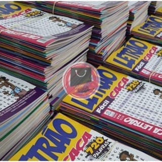 KIT 30 CAÇA PALAVRAS LETRÃO - SEM REPETIÇÃO - NÍVEIS VARIADOS