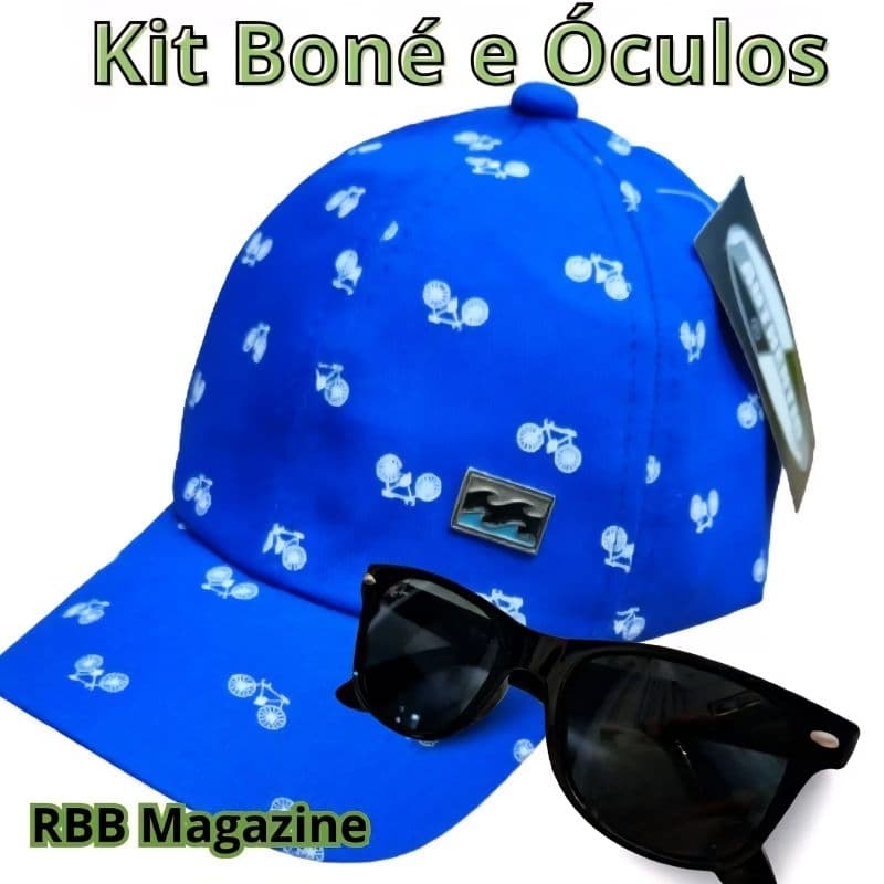 Boné + Óculos infantil menino blogueirinho, neymar, moda infantil