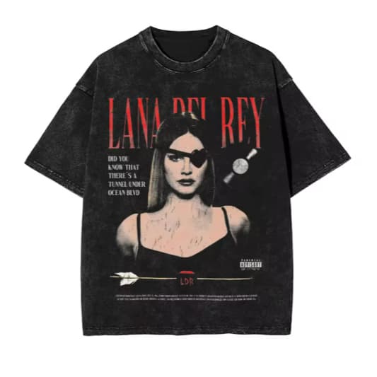 Camiseta Camisa Blusa Algodão Unissex Lana del rey vintage