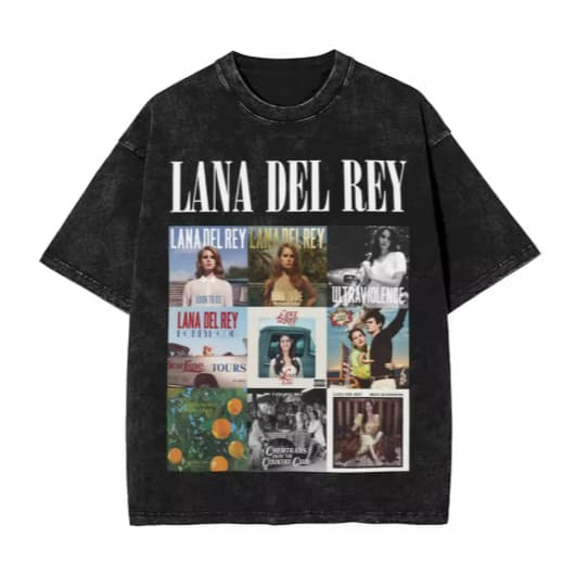 Camiseta Camisa Blusa Algodão UnissexLana del rey vintage
