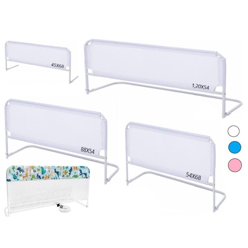 Grade de Cama com Tela de Proteção - Segurança durante a noite - Chega de Quedas