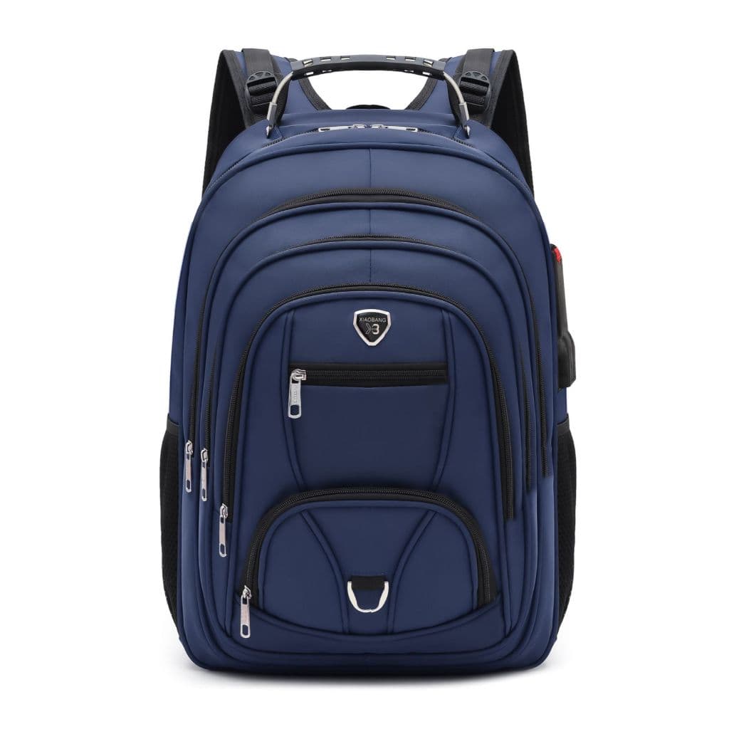 Mochila Notebook Impermeável Faculdade Trabalho Viagem Usb/Fone Cabo De Aço 20191