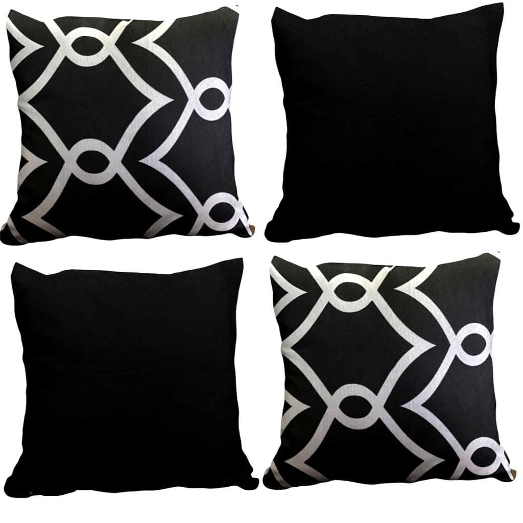 Capas de Almofada Decorativas 45x45 - Kit com 4 ou 2 Unidades | Zíper Invisível