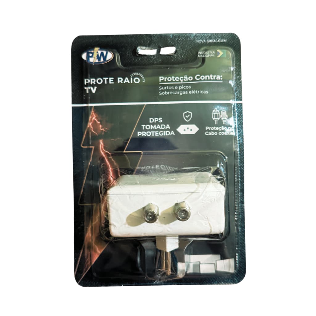 Proteraio Super Protetor Contra Raios Tv Pc 127v/220v Pw