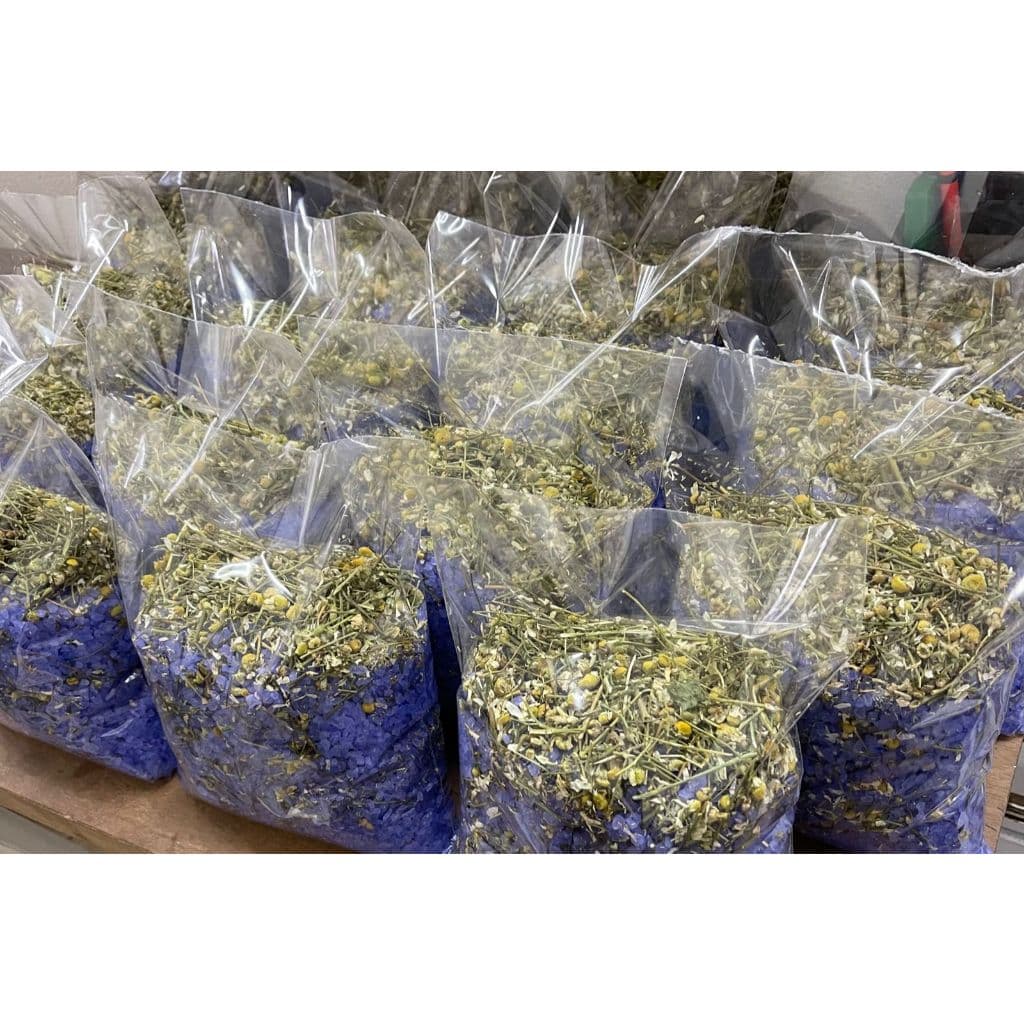 Escalda Pés 1Kg Lavanda com Camomila +  Ervas
