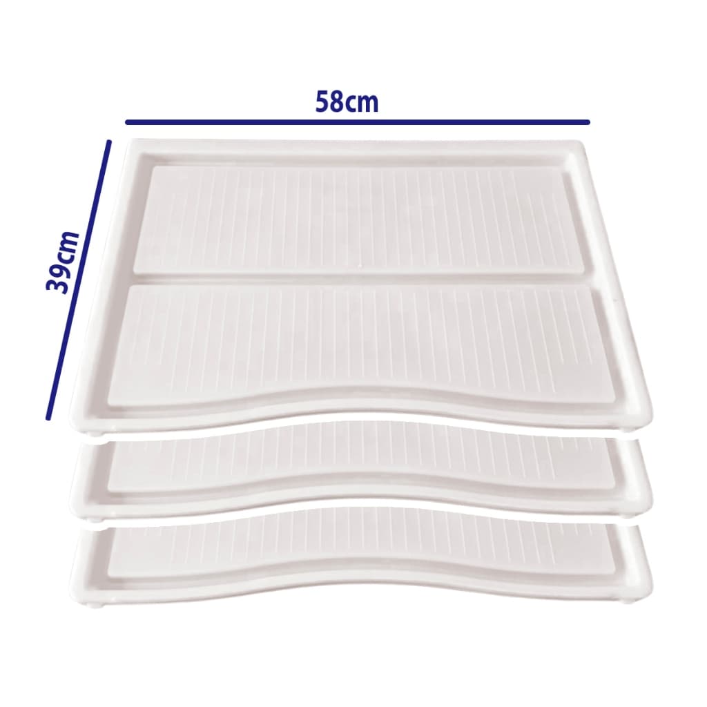 Kit 3 Prateleira Electrolux Dc45 Dc46 Dc47 Dc48 Dc49a Geladeira Grade Plástico 3 unidades Resistente