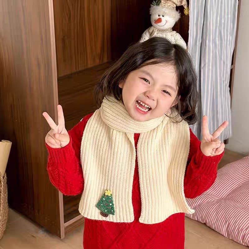 Cachecol De Pescoço Infantil Grosso De Lã Moda Asia Para Inverno Meninos E Meninas Uso Externo