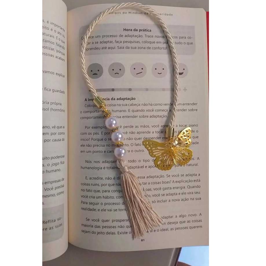 01 Pcs Marcadores De Páginas Com Pingente De Metal/Borboleta/Livros/Stitch Clips Marcador de página