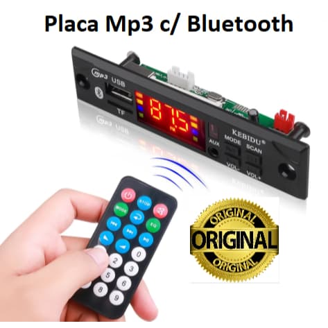 Placa Mp3 c/ Bluetooth - Original