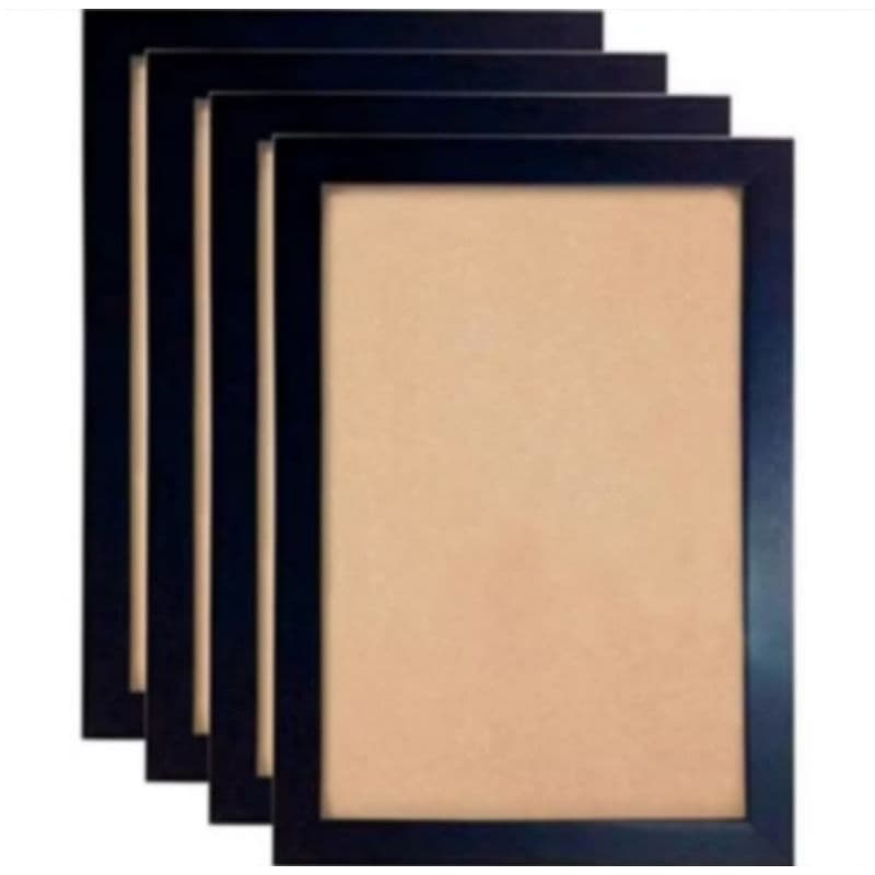 1 moldura A4 30x21 (PRETA) com acetato