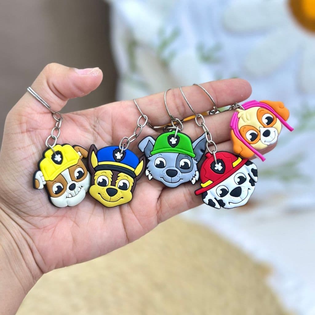 Chaveiros Patrulha Canina Lembrancinhas Festa Aniversário Tema Kit 10/50