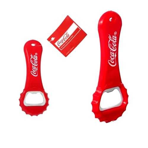 Abridor De Garrafas Coca Cola Vermelho 12cm UNIDADE OU KIT
