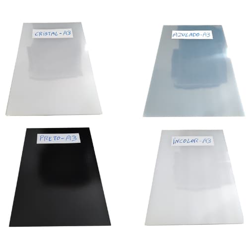 Capas para encadernação A3 pacote com 10 unidades