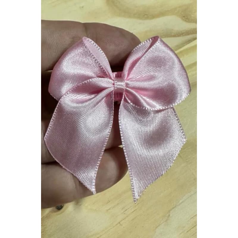 Laços de Cetim p Lembrancinha Chá Revelação Aniversário Batizado Casamento Festa Junina Caixinha