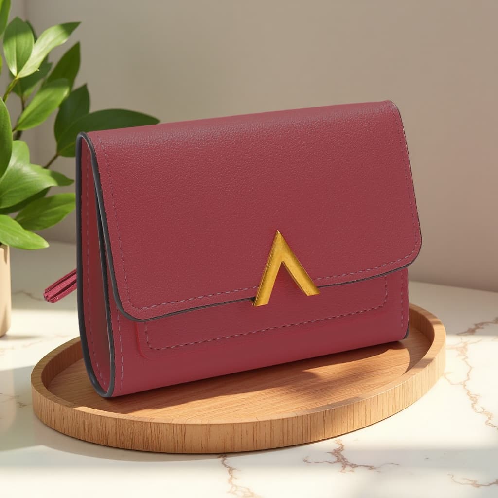 Crazy bag Carteira Feminina Pequena Porta-Cartões De Visita Com Clipe Curto Bolsa LD038