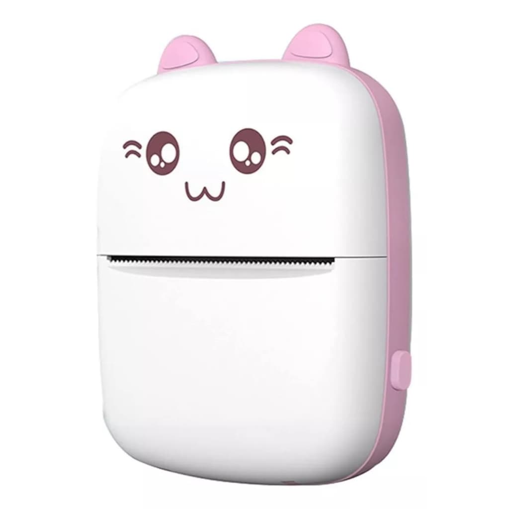 Mini Impressora Térmica Bluetooth Portátil | Sem Tinta | Bateria Recarregável