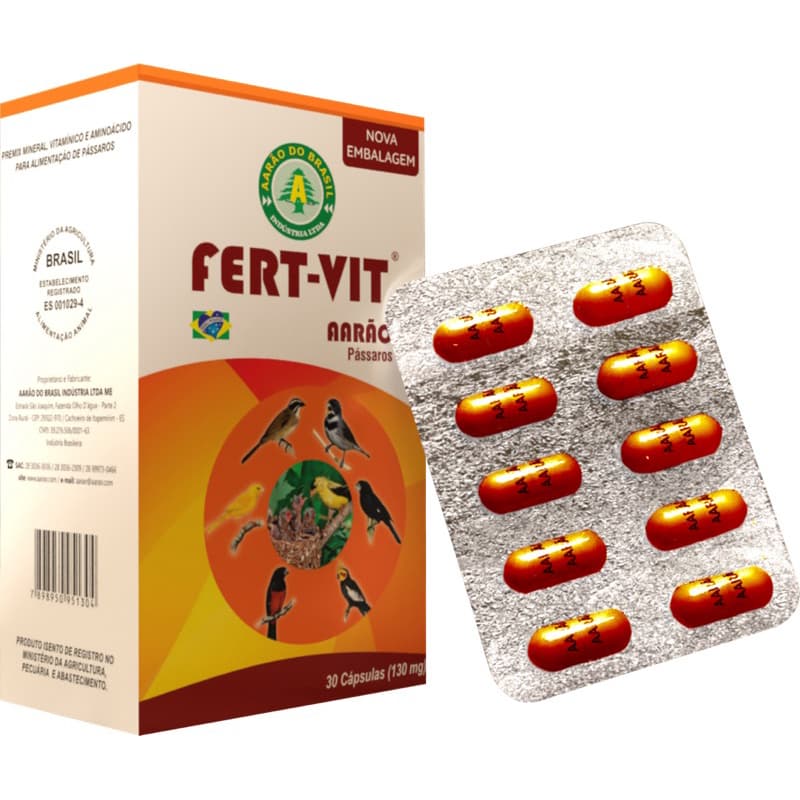 Fert-vit Aarão Cápsulas - 130mg - Fertilidade  Reprodução