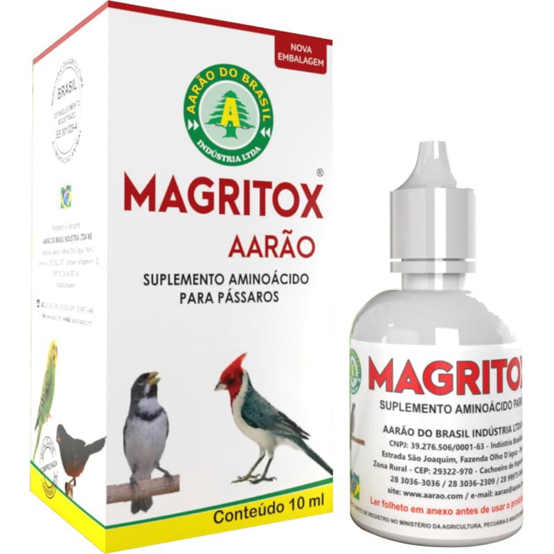 MAGRITOX 10ml e 30ml AARÃO ORIGINAL