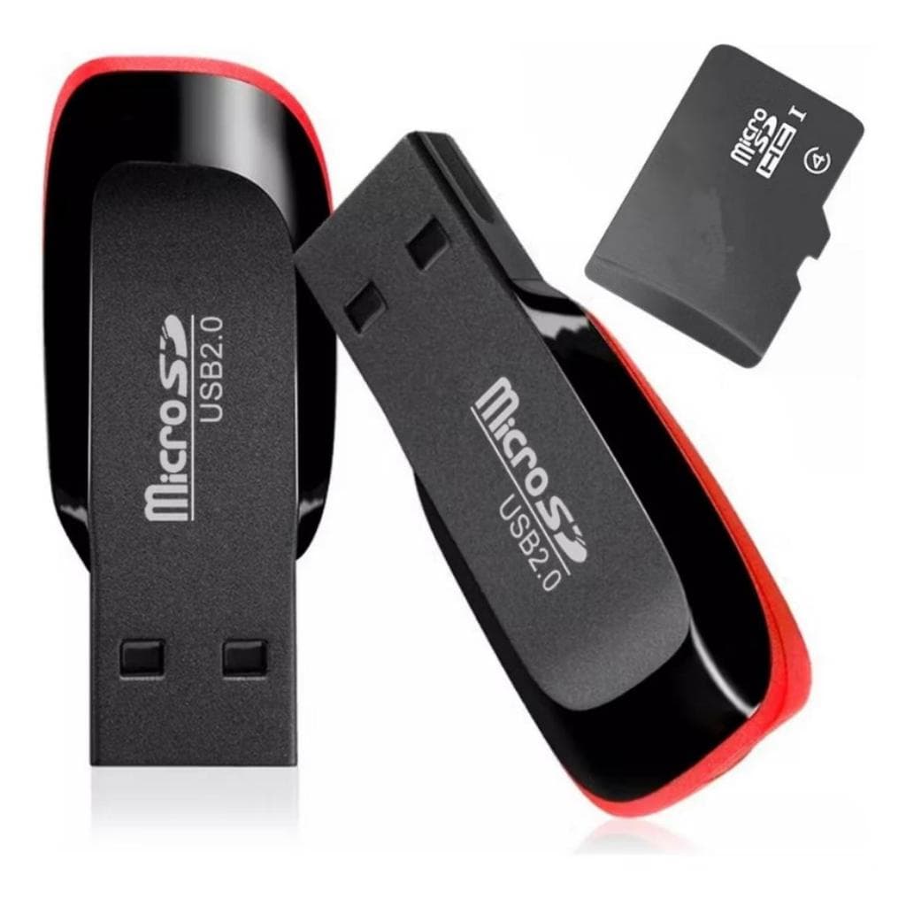 Leitor Gravador Adaptador USB leitor de cartão de memória micro SD 2.0 universal - ENVIO IMEDIATO