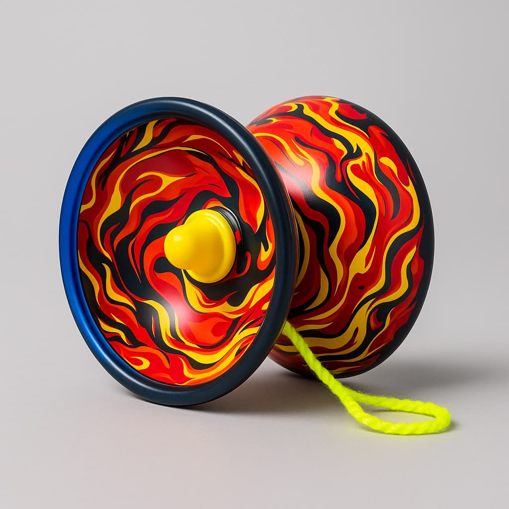 Ioiô Profissional de Alumínio com Rolamento 7 | Yo-yo de Alta Performance para Truques e Competições