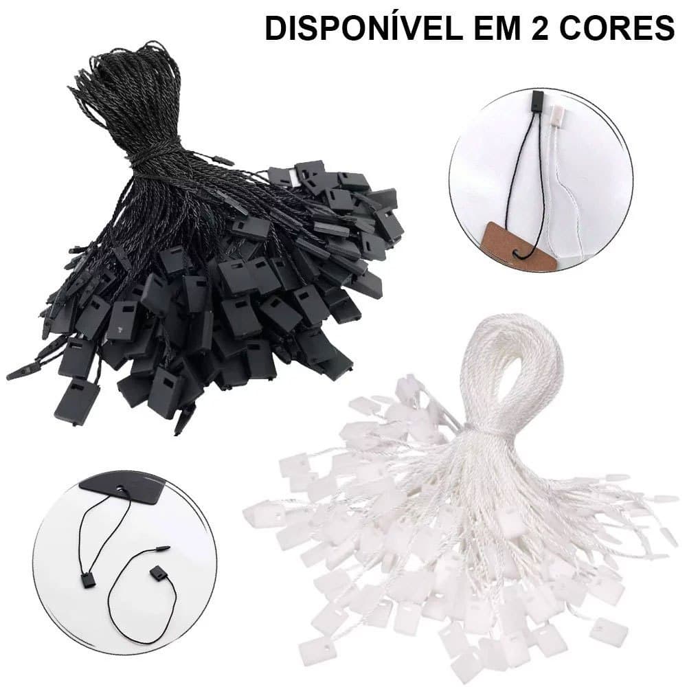 Kit 10.000 Lacre Inviolável Autenticidade Segurança Tag Roupas