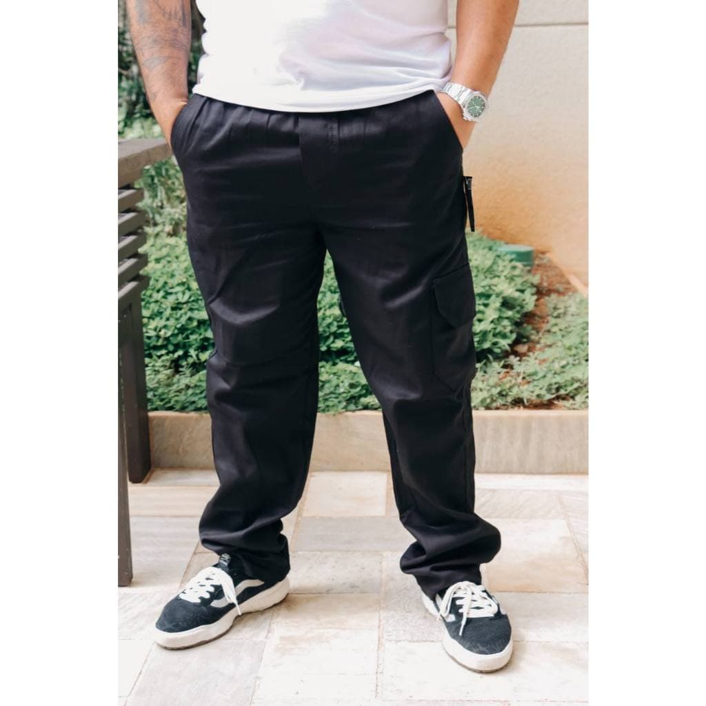 Calça Cargo Sarja,  Casual street skate | 4 Bolsos envio rápido pronta entrega