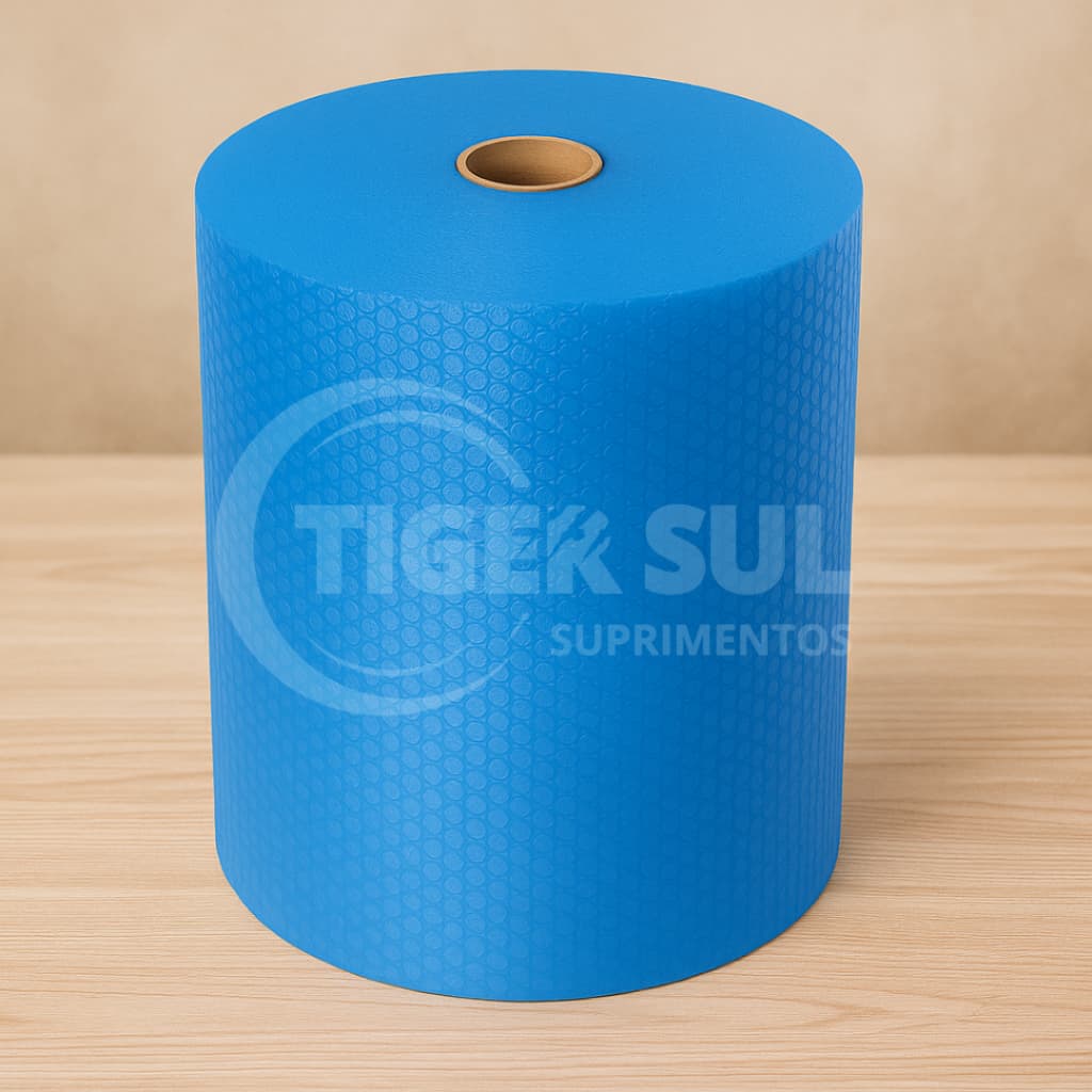 Bolha Reforçada Azul 60x100cm + Brinde – 35 Micras | Proteja Embalagens e Produtos