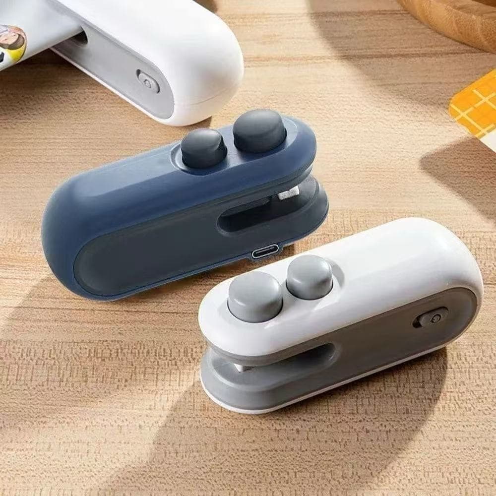 Mini Selador Portátil De Saco 2 Em 1 Magnético De Calor Recarregável