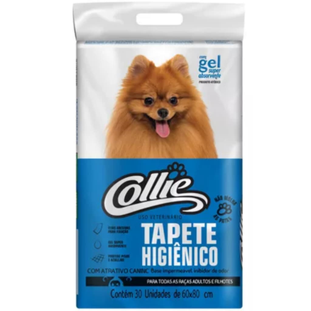 Tapete Higiênico para Cães Collie Vegan 30 Unidades