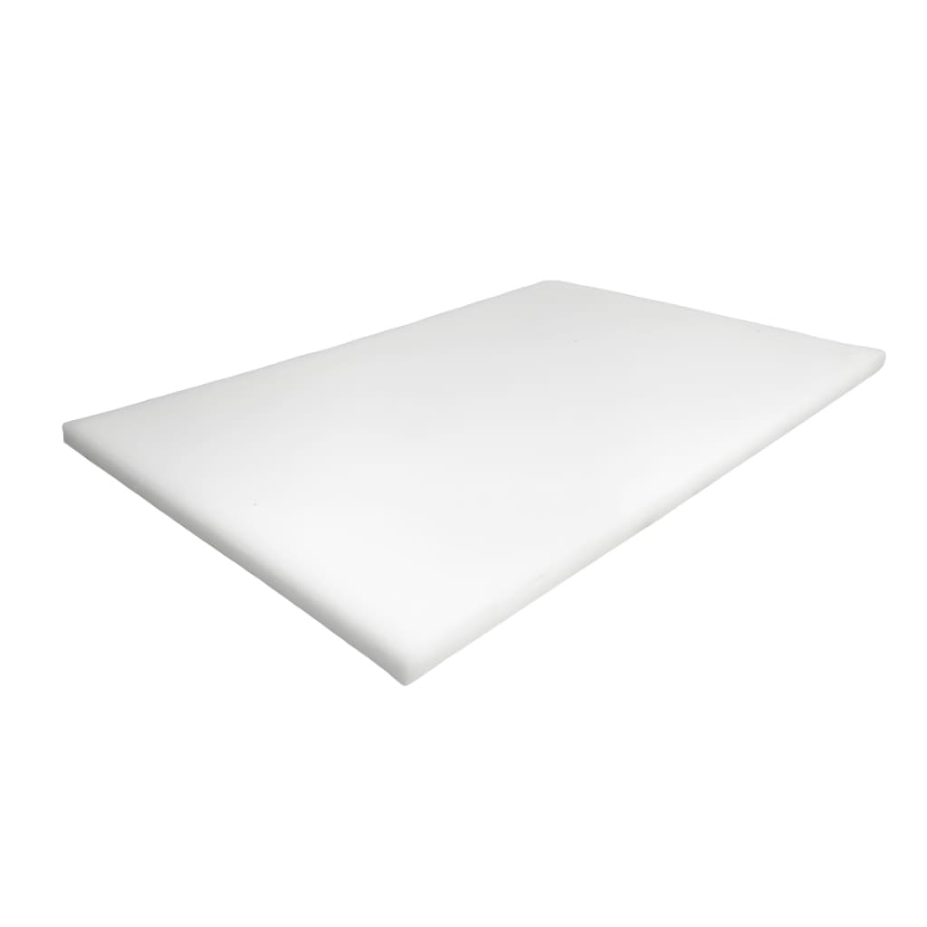 Tábua Placa De Polietileno Pead Branca 30x20cm 5mm Espessura