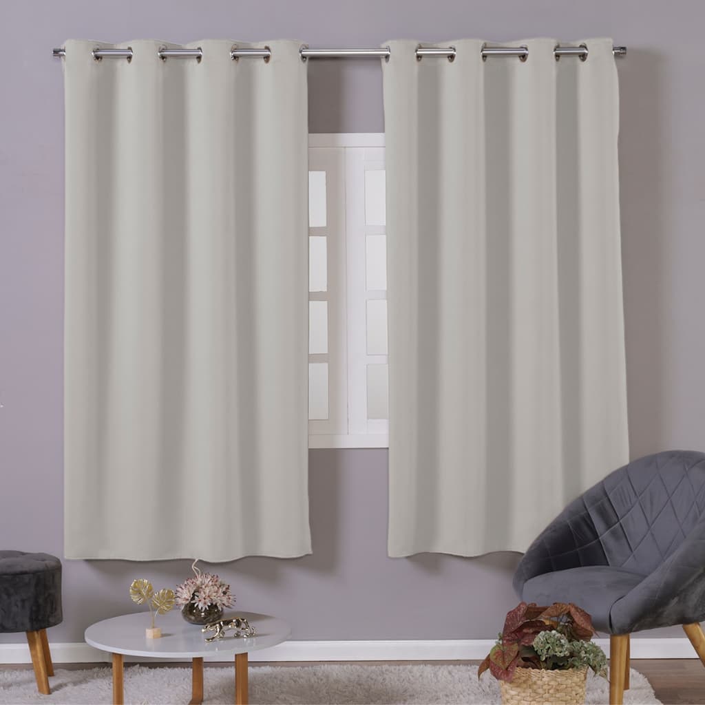 Cortina blecaute de Tecido 2,80x1,80m para varão de 2,00 metros