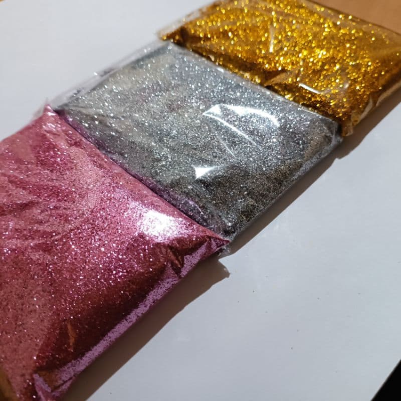 GLITTER EM PÓ 250GR ALTO BRILHO, GLITTER PARA TINTA DE PAREDE