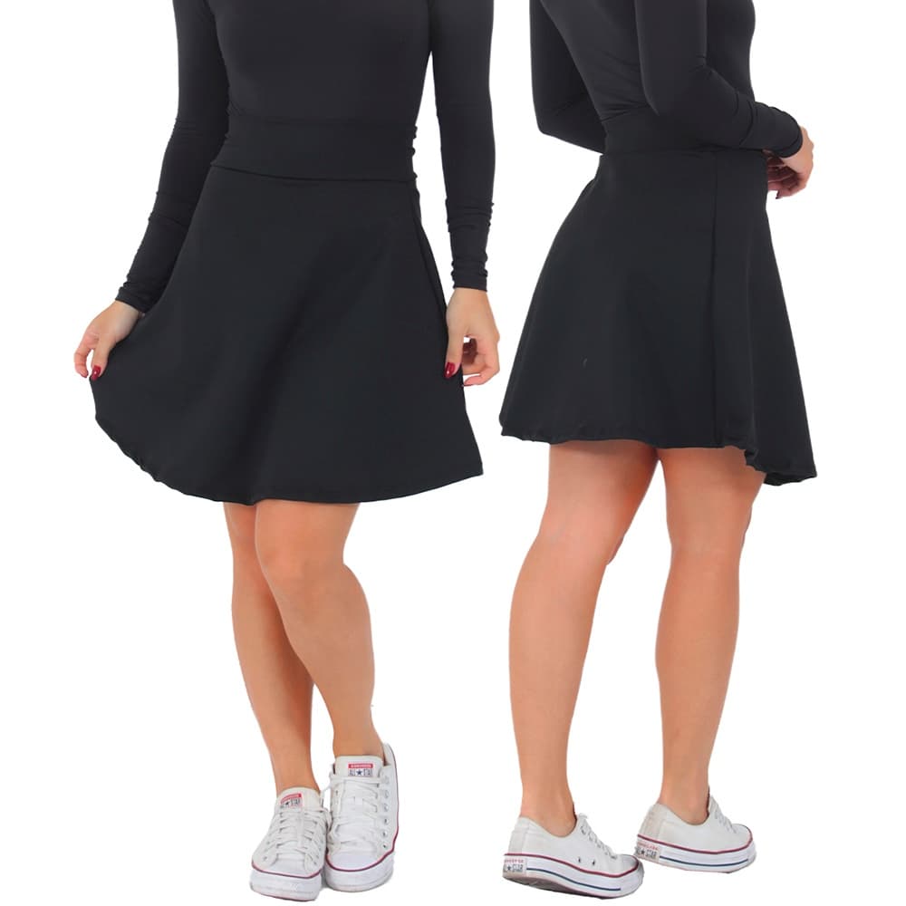 Short Saia Feminino Fitness Moda Feminina