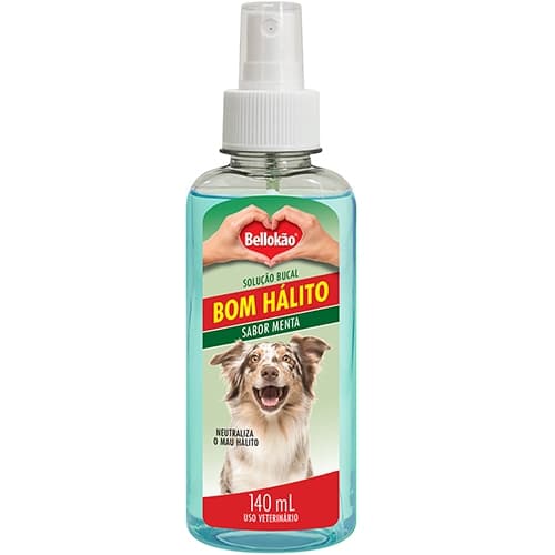 Solução Bucal Bom Hálito Bellokão – 140ml (Sabor Menta)