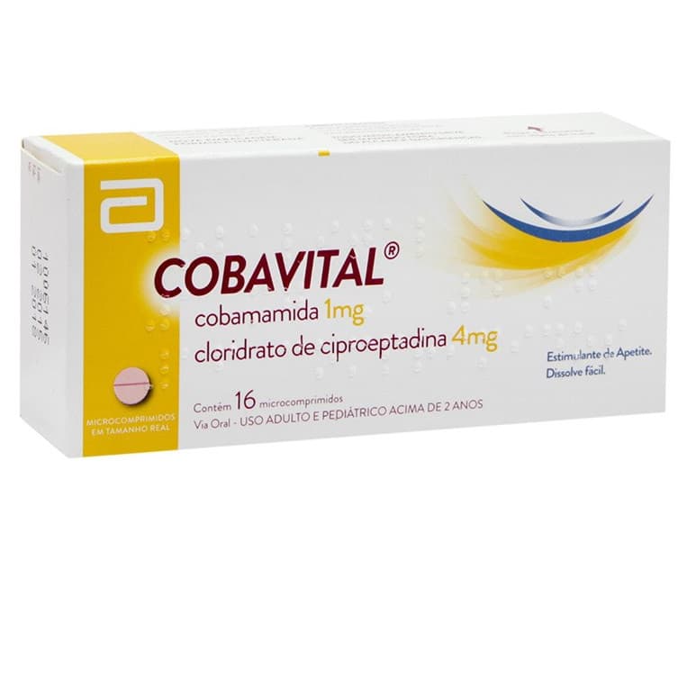 Cobavital Estimulante Apetite Engordar 16 comprimidos